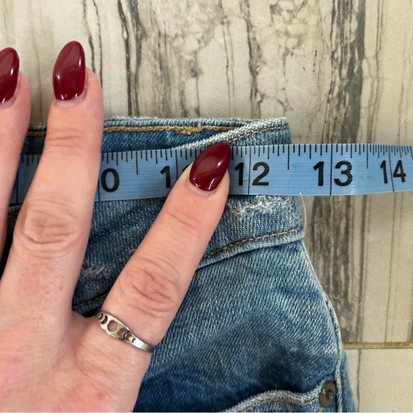 PAIGE Atley Ankle Flare Stretch Jeans Light Blue - Picture 11 of 16